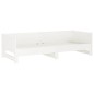 vidaXL Sofá cama extraíble madera maciza de pino blanco 2x(90x200) cm vidaXL Sofá cama extraíble madera maciza de pino blanco 2x(90x200) cm