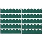vidaXL Bordes de jardín 10 unidades PP verde 65x15 cm