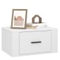 vidaXL Mesitas de noche de pared 2 uds blanco 50x36x25 cm vidaXL Mesitas de noche de pared 2 uds blanco 50x36x25 cm