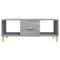 vidaXL Mesa de centro madera contrachapada gris Sonoma 102x50x40 cm vidaXL Mesa de centro madera contrachapada gris Sonoma 102x50x40 cm