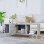 vidaXL Mesa de centro madera contrachapada gris Sonoma 102x50x40 cm vidaXL Mesa de centro madera contrachapada gris Sonoma 102x50x40 cm