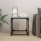 vidaXL Mesa auxiliar de madera contrachapada gris Sonoma 40x40x40 cm vidaXL Mesa auxiliar de madera contrachapada gris Sonoma 40x40x40 cm