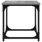 vidaXL Mesa auxiliar de madera contrachapada gris Sonoma 40x40x40 cm vidaXL Mesa auxiliar de madera contrachapada gris Sonoma 40x40x40 cm