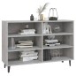 vidaXL Aparador de madera contrachapada gris hormigón 103,5x35x70 cm vidaXL Aparador de madera contrachapada gris hormigón 103,5x35x70 cm