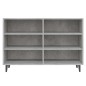 vidaXL Aparador de madera contrachapada gris hormigón 103,5x35x70 cm vidaXL Aparador de madera contrachapada gris hormigón 103,5x35x70 cm