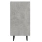 vidaXL Aparador de madera contrachapada gris hormigón 103,5x35x70 cm vidaXL Aparador de madera contrachapada gris hormigón 103,5x35x70 cm
