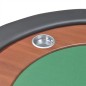 vidaXL Mesa de póker 10 jugadores bandeja de fichas y zona de crupier vidaXL Mesa de póker 10 jugadores bandeja de fichas y zona de crupier