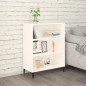 vidaXL Aparador de madera contrachapada blanco 69,5x32,5x90 cm vidaXL Aparador de madera contrachapada blanco 69,5x32,5x90 cm