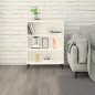 vidaXL Aparador de madera contrachapada blanco 69,5x32,5x90 cm vidaXL Aparador de madera contrachapada blanco 69,5x32,5x90 cm