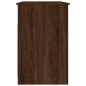 vidaXL Escritorio con cajones contrachapada marrón roble 102x50x76 cm vidaXL Escritorio con cajones contrachapada marrón roble 102x50x76 cm