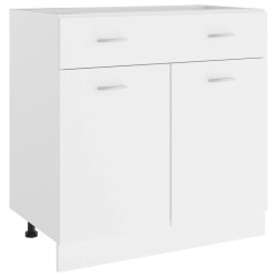 vidaXL Armario inferior de cocina madera blanco 80x46x81,5 cm