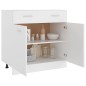 vidaXL Armario inferior de cocina madera blanco 80x46x81,5 cm vidaXL Armario inferior de cocina madera blanco 80x46x81,5 cm