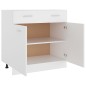 vidaXL Armario inferior de cocina madera blanco 80x46x81,5 cm vidaXL Armario inferior de cocina madera blanco 80x46x81,5 cm