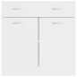vidaXL Armario inferior de cocina madera blanco 80x46x81,5 cm vidaXL Armario inferior de cocina madera blanco 80x46x81,5 cm