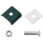 vidaXL Conector de enrejado 25 sets verde vidaXL Conector de enrejado 25 sets verde