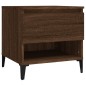 vidaXL Mesas auxiliares 2 uds contrachapada roble marrón 50x46x50 cm vidaXL Mesas auxiliares 2 uds contrachapada roble marrón 50x46x50 cm