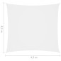 vidaXL Toldo de vela cuadrado tela Oxford blanco 4,5x4,5 m vidaXL Toldo de vela cuadrado tela Oxford blanco 4,5x4,5 m