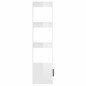 vidaXL Aparador de madera contrachapada blanco brillo 80x30x119,5 cm vidaXL Aparador de madera contrachapada blanco brillo 80x30x119,5 cm