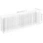 vidaXL Arriate de gaviones de acero galvanizado 180x30x60 cm vidaXL Arriate de gaviones de acero galvanizado 180x30x60 cm
