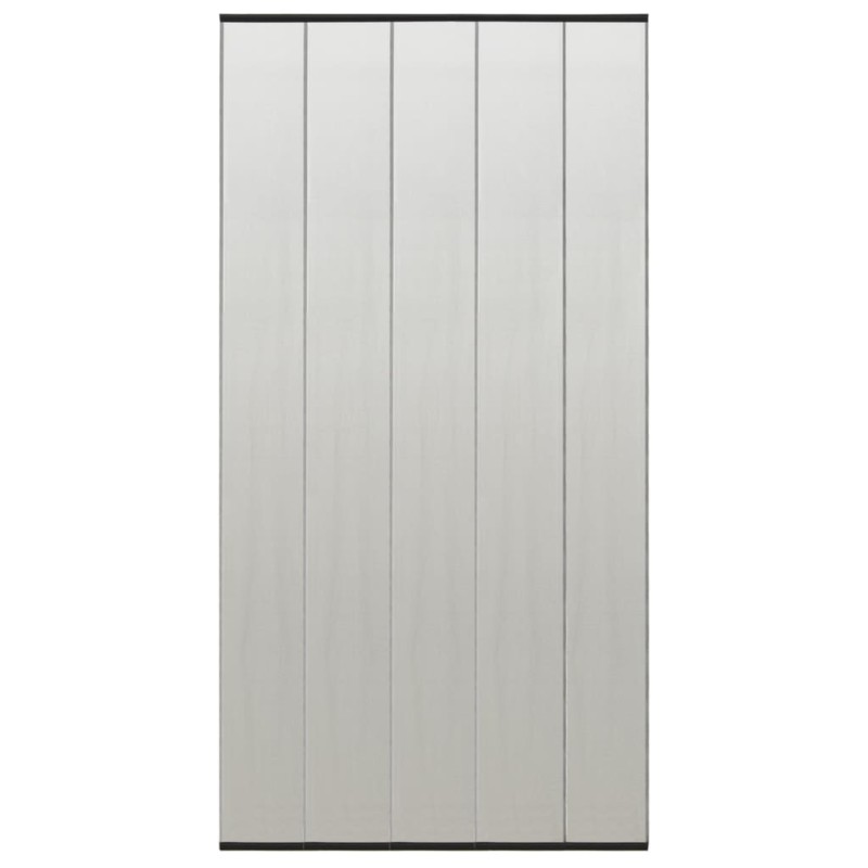 vidaXL Mosquitera para puerta 5 pzas cortina de malla negro 120x240 cm vidaXL Mosquitera para puerta 5 pzas cortina de malla negro 120x240 cm