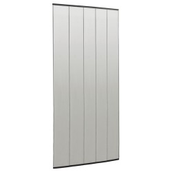vidaXL Mosquitera para puerta 5 pzas cortina de malla negro 120x240 cm