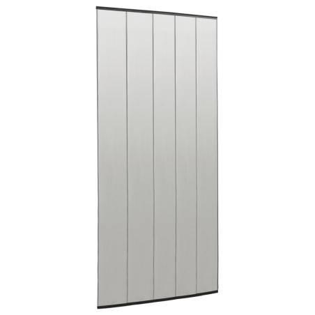 vidaXL Mosquitera para puerta 5 pzas cortina de malla negro 120x240 cm