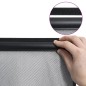 vidaXL Mosquitera para puerta 5 pzas cortina de malla negro 120x240 cm vidaXL Mosquitera para puerta 5 pzas cortina de malla negro 120x240 cm