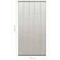 vidaXL Mosquitera para puerta 5 pzas cortina de malla negro 120x240 cm vidaXL Mosquitera para puerta 5 pzas cortina de malla negro 120x240 cm