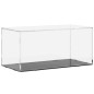 vidaXL Caja de exposición acrílico transparente 24x12x11 cm vidaXL Caja de exposición acrílico transparente 24x12x11 cm