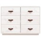 vidaXL Aparador madera maciza de pino blanco 100x40x75 cm vidaXL Aparador madera maciza de pino blanco 100x40x75 cm