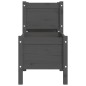 vidaXL Jardinera de madera de pino maciza gris 178,5x44x75 cm vidaXL Jardinera de madera de pino maciza gris 178,5x44x75 cm