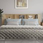 vidaXL Mueble cabecero color roble Sonoma 220x18,5x104,5 cm