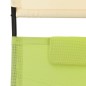 vidaXL Tumbona doble con toldo textilene color crema y verde vidaXL Tumbona doble con toldo textilene color crema y verde