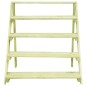 vidaXL Soporte para plantas madera de pino impregnada 80x80x80 cm vidaXL Soporte para plantas madera de pino impregnada 80x80x80 cm