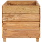 vidaXL Jardinera madera maciza de teca y acero 100x40x38 cm vidaXL Jardinera madera maciza de teca y acero 100x40x38 cm