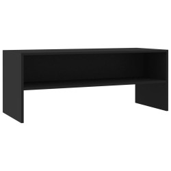 vidaXL Mueble para TV madera contrachapada negro100x40x40 cm
