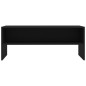 vidaXL Mueble para TV madera contrachapada negro100x40x40 cm