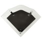 vidaXL Mesa auxiliar 2 niveles vidrio transparente y negro 38x38x50 cm vidaXL Mesa auxiliar 2 niveles vidrio transparente y negro 38x38x50 cm