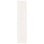 vidaXL Cubierta de radiador madera maciza de pino blanco 79,5x19x84 cm vidaXL Cubierta de radiador madera maciza de pino blanco 79,5x19x84 cm