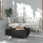 vidaXL Mesa de centro madera contrachapada negro 85x55x31 cm vidaXL Mesa de centro madera contrachapada negro 85x55x31 cm