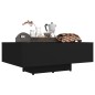 vidaXL Mesa de centro madera contrachapada negro 85x55x31 cm vidaXL Mesa de centro madera contrachapada negro 85x55x31 cm