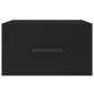vidaXL Mesitas de noche de pared 2 uds negro 35x35x20 cm vidaXL Mesitas de noche de pared 2 uds negro 35x35x20 cm