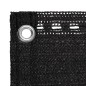vidaXL Toldo para balcón HDPE negro 120x600 cm vidaXL Toldo para balcón HDPE negro 120x600 cm