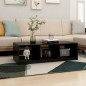 vidaXL Mesa de centro madera maciza de pino negro 110x50x34 cm vidaXL Mesa de centro madera maciza de pino negro 110x50x34 cm