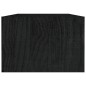 vidaXL Mesa de centro madera maciza de pino negro 110x50x34 cm vidaXL Mesa de centro madera maciza de pino negro 110x50x34 cm
