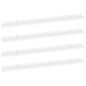 vidaXL Estantes de pared 4 unidades blanco 100x9x3 cm vidaXL Estantes de pared 4 unidades blanco 100x9x3 cm