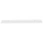 vidaXL Estantes de pared 4 unidades blanco 100x9x3 cm vidaXL Estantes de pared 4 unidades blanco 100x9x3 cm