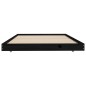 vidaXL Estructura de cama madera maciza de pino negro 90x200 cm vidaXL Estructura de cama madera maciza de pino negro 90x200 cm