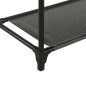 vidaXL Perchero de ropa acero y textil no tejido 55x28,5x175 cm negro vidaXL Perchero de ropa acero y textil no tejido 55x28,5x175 cm negro