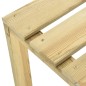 vidaXL Taburetes de jardín 4 unidades madera de pino impregnada vidaXL Taburetes de jardín 4 unidades madera de pino impregnada